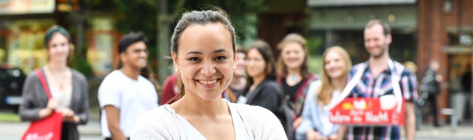 Eine junge Frau im Portrait